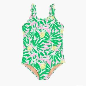 Crewcuts Ruffle-strap One-piece Swimsuit 4-5